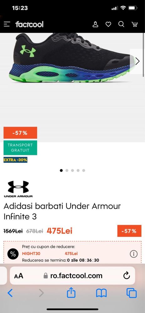 Under armour Hover infiniti