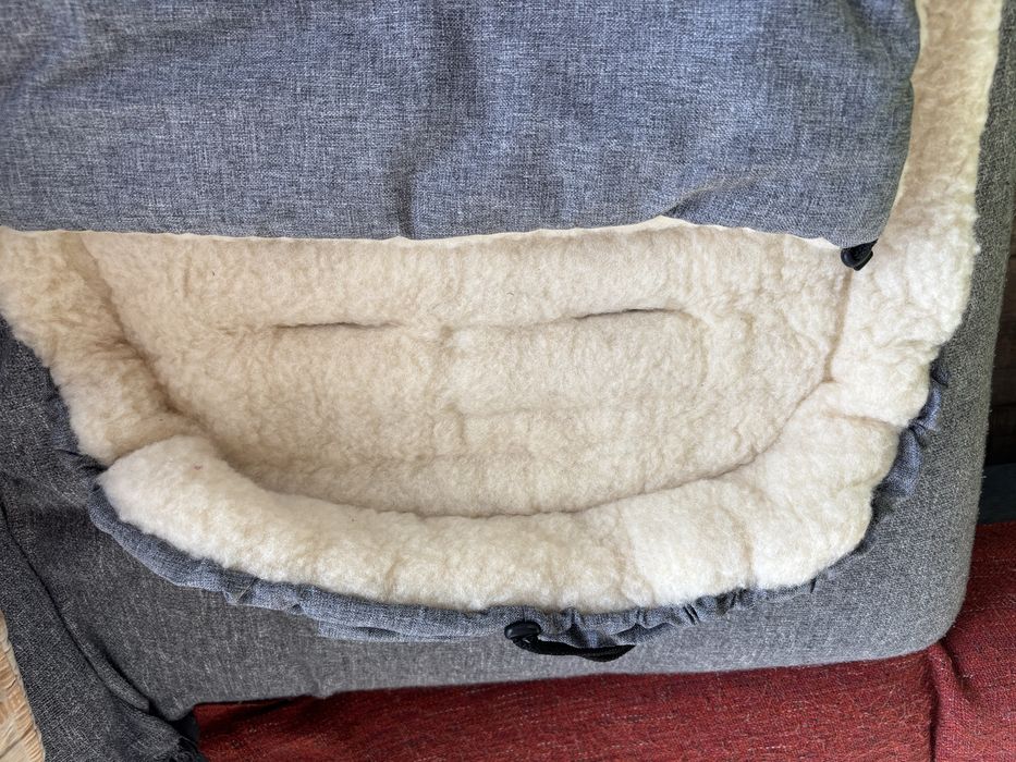 Sac de iarna carucior din lana de oaie