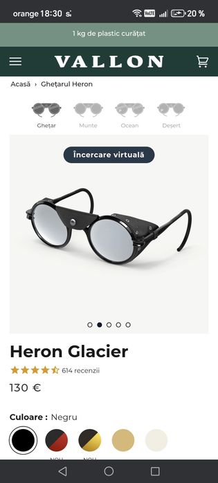 Ochelari de soare Vallon cu protecție laterală
