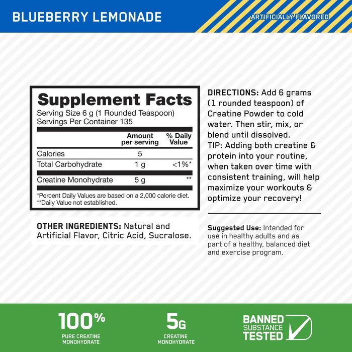 Микронизированный Креатин 810гр Optimum Nutrition из Америки!