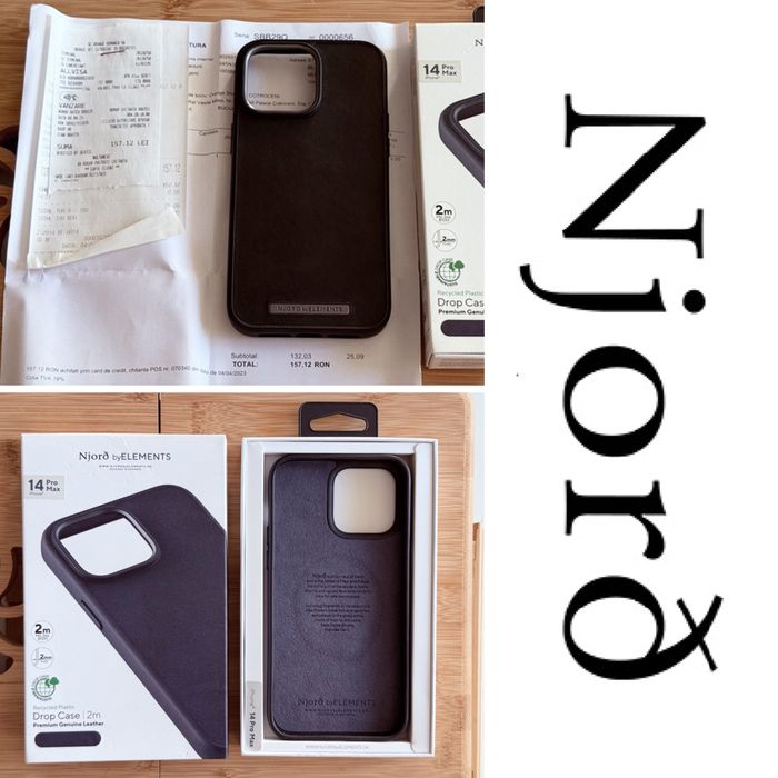Vand huse originale NOMAD,Njord,Next One si pentru iPhone 14 Pro Max.