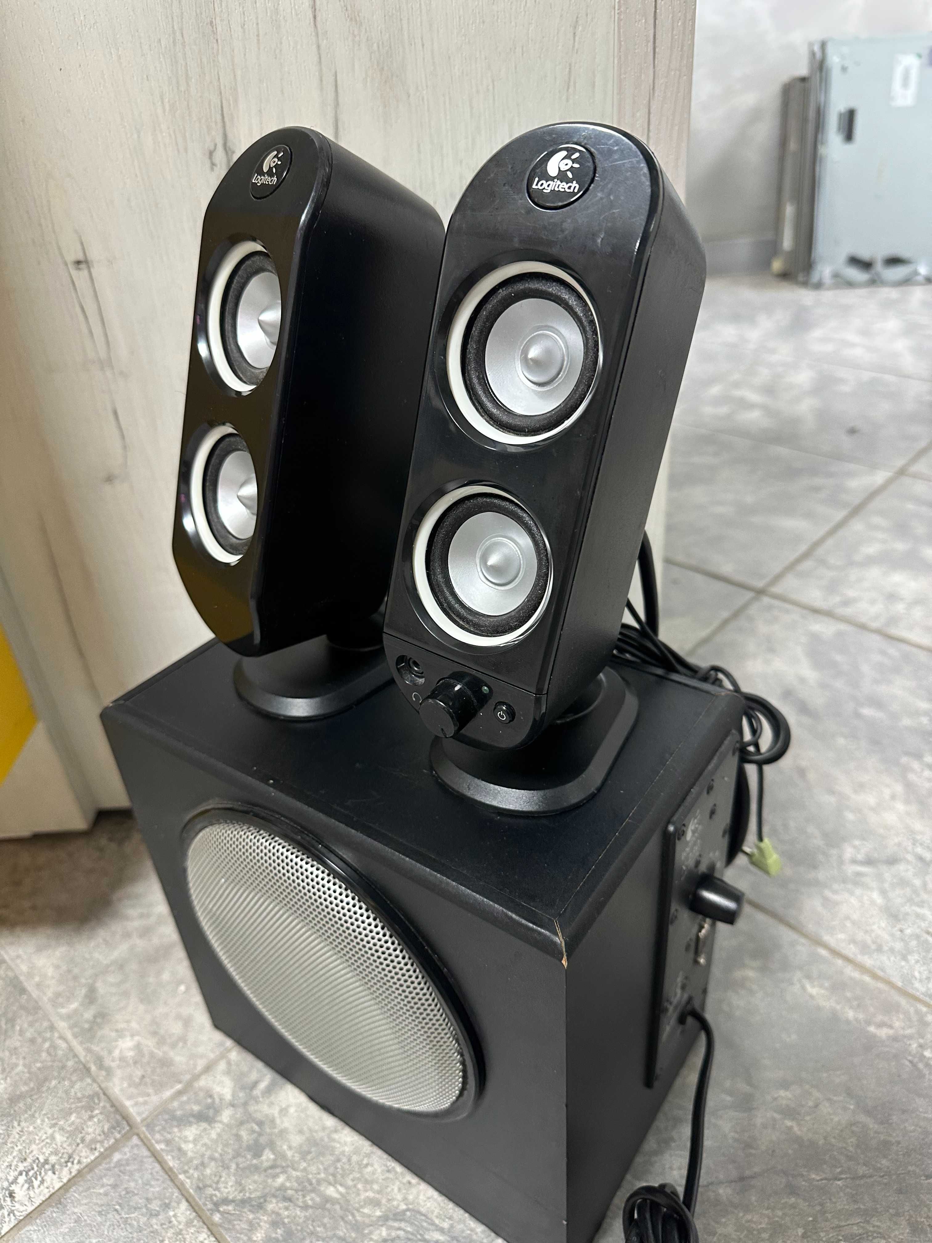 Тонколони , буфер Logitech X-230 2.1 за компютър