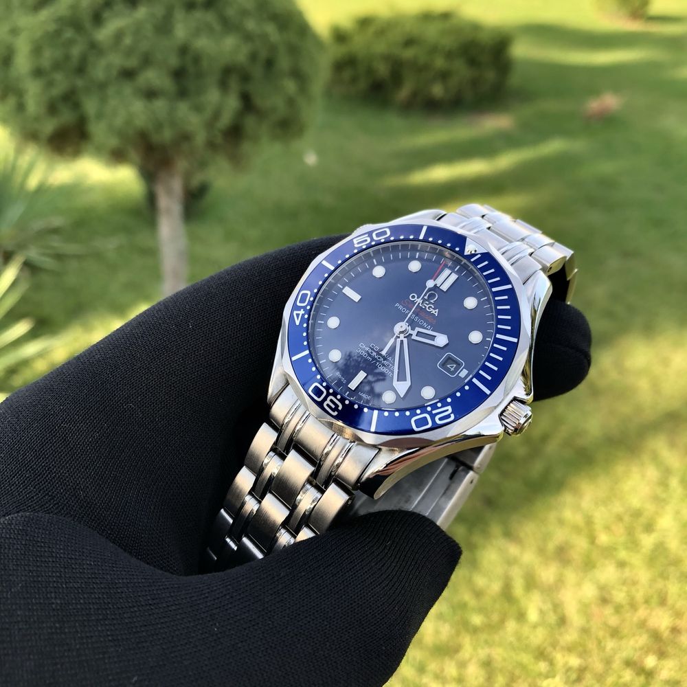 Omega Seamaster blue dial