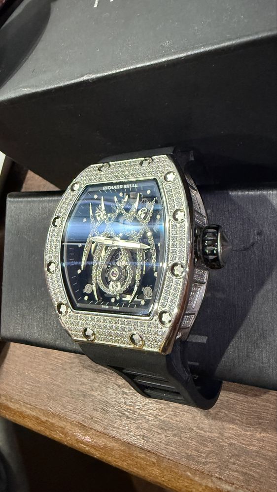 Richard Mille Skeleton Iced Moissanite