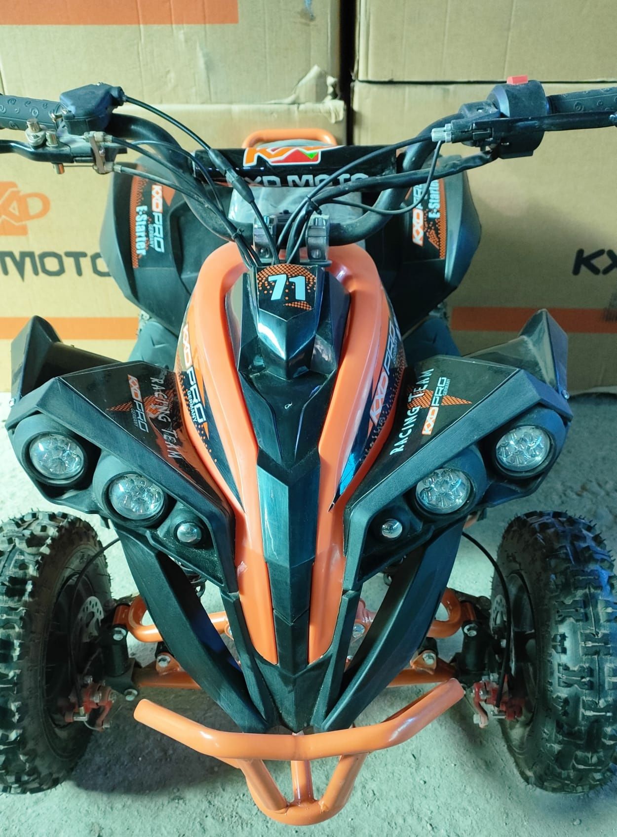 Atv Quad KXD PRO Germany 49cc pornire la buton și la sfoara