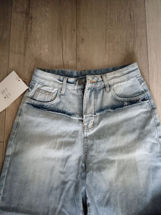 Blugi moda Italia cu talie inalta