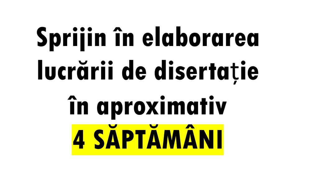 sprijin elaborare lucrare de licență/disertație orice domeniu rapid