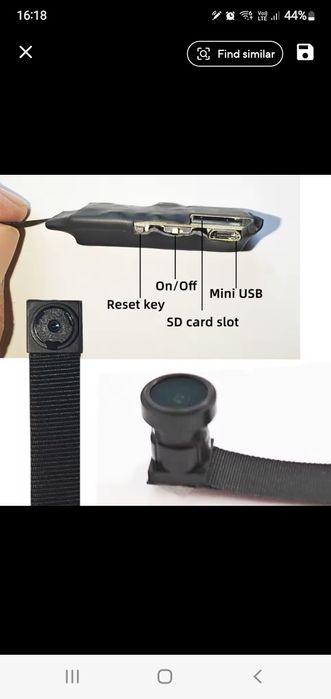 Camera video mini,4k, WiFi, microfon,stil DIY