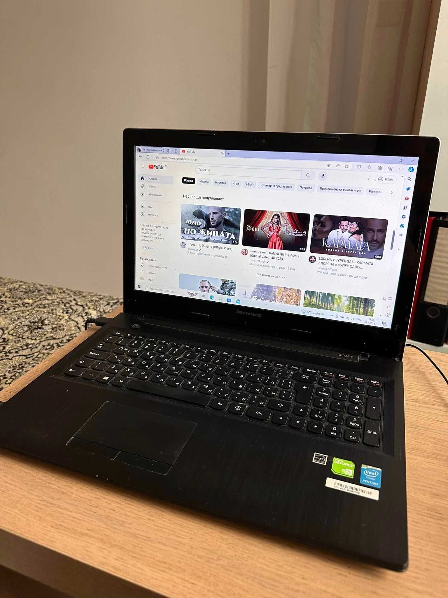 Продавам Лаптоп LENOVO G 50-30 , в отл състояние