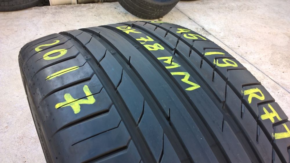 O anvelopa vara 285 45 19 continental sportcontact 5 run flat 7,5 mm