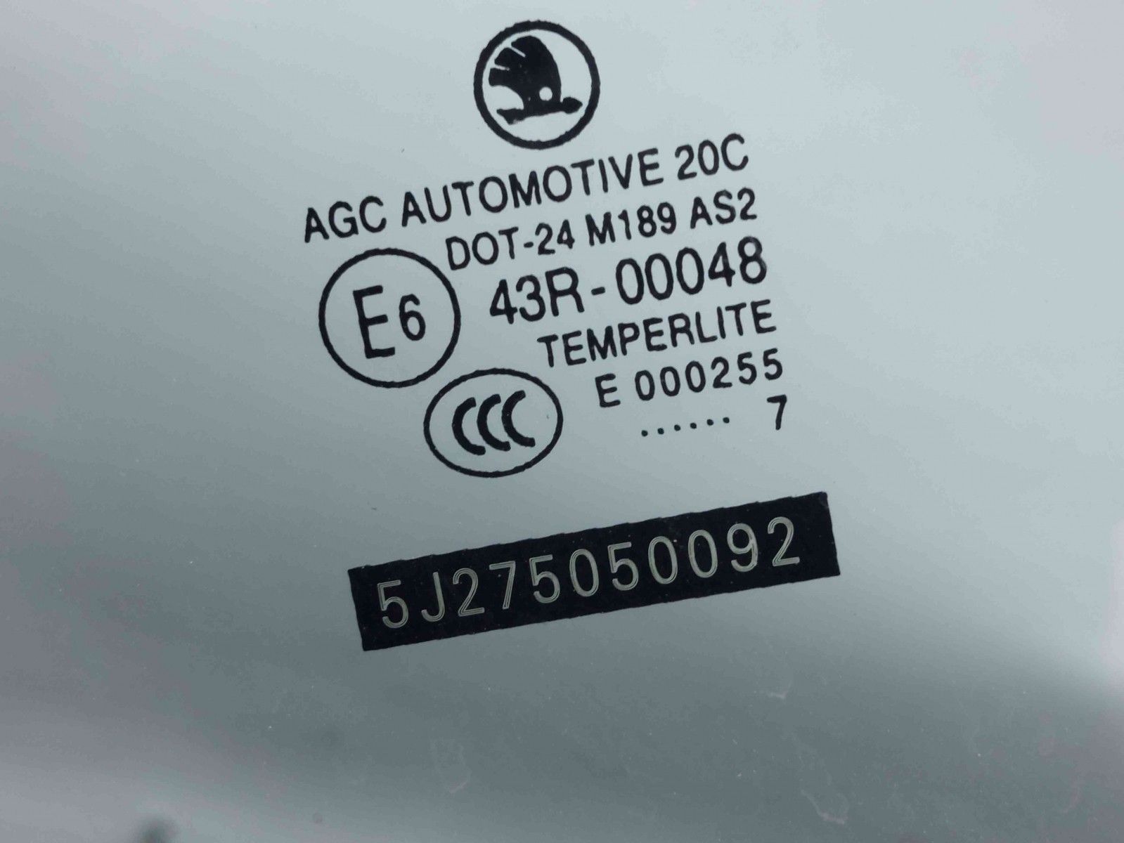 Geam usa dreapta fata Skoda Roomster (5) [Fabr 2006-2015] OEM