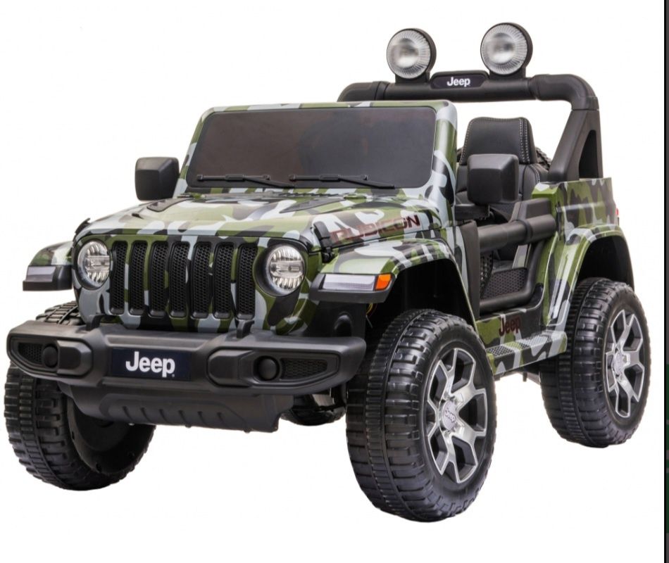 Masinuta Electrica JEEP 4X4, 1 loc, Scaune Tapitate, Roti Spuma Eva