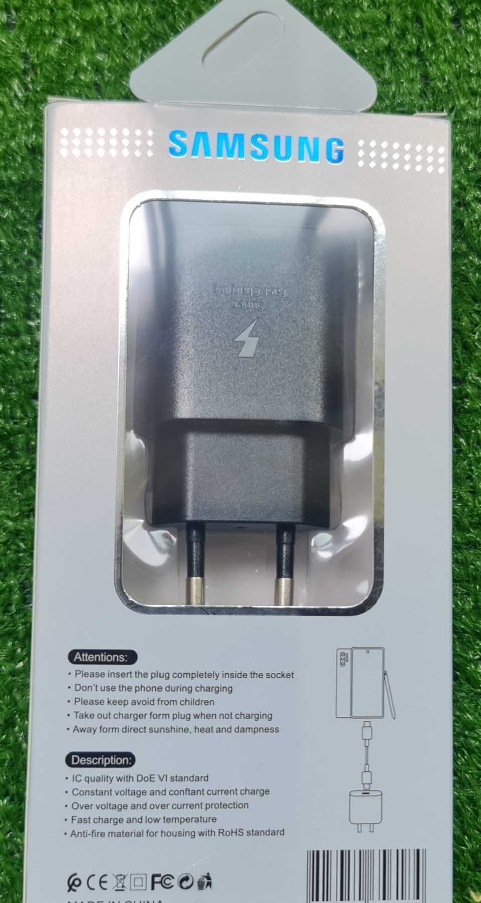 зарядно 25W за Samsung Z Flip Fold 5 4 3 2 S24 S23 S22 S21 S20 Note 20