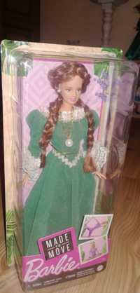 Redus! Papusa Barbie epoca, rochie verde