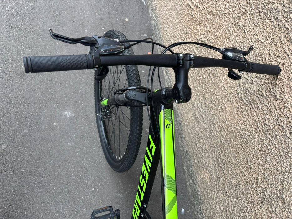 Bicicleta Fivestars Rocky 29 MDB Negru/Verde 2021 -B-