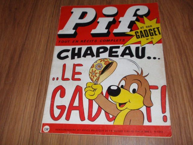 списания/комикси "Pif Gadget" (с липси) и "Super Hercule"