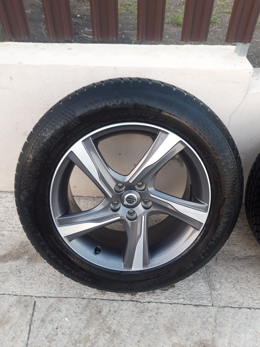 Jante cu cauciucuri de iarna 235/60/18 volvo xc60