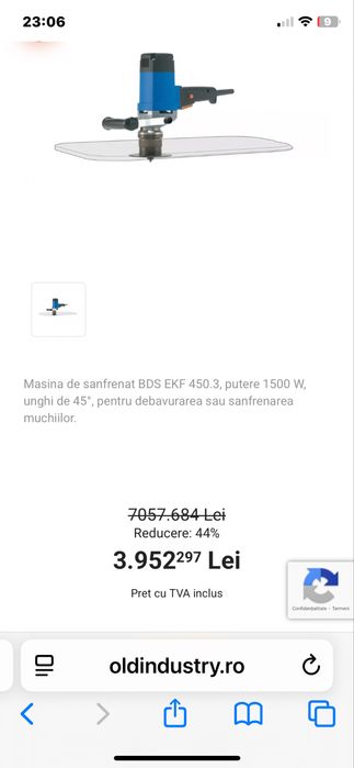 Masina de sanfrenat si gaurit ekf 450 350