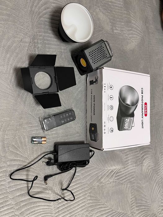 Светодиодный светильник 60W COB Video Lights 2700K-6500K Bi-Color