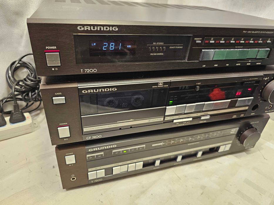 Linie vintage Grundig t7200 cf 7400 v7200 smart audio