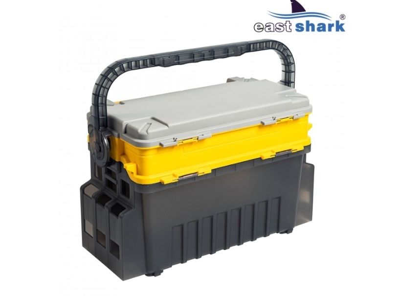 Ящик рыболовный EastShark  желтый большой