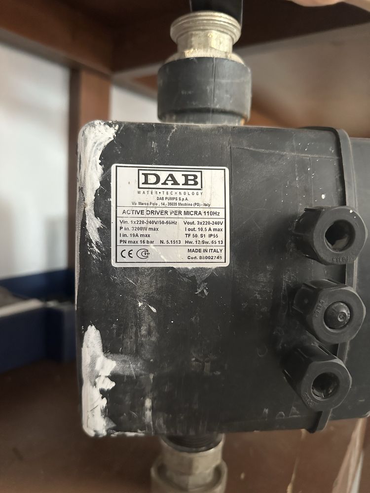 Продаётся устройство управления насосом DAB ActiveDriver MT22 (Италия)