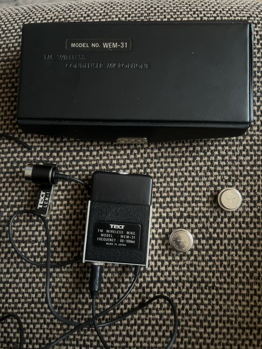 FM wirelles condenser microphone