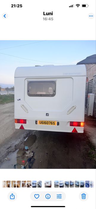 Vând rulota cu 2axe