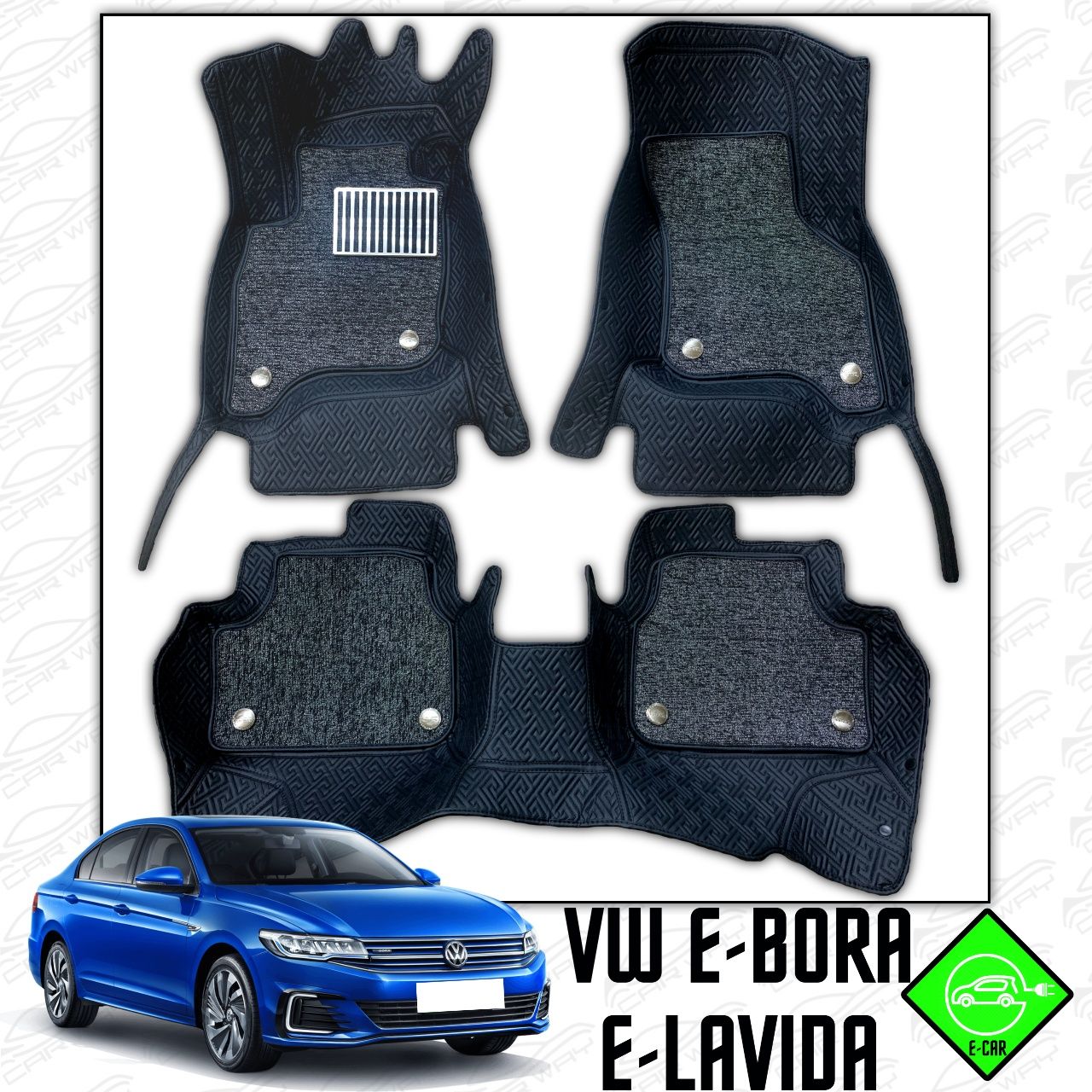 9D polik  / коврики для VW E BORA / E LAVIDA