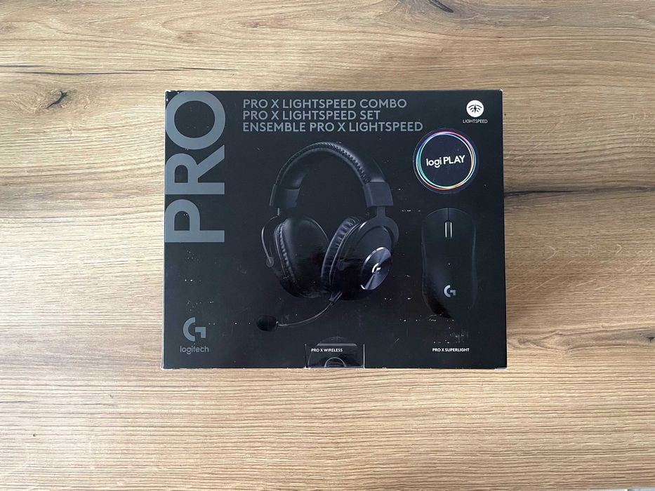 Logitech G PRO X Lightspeed Combo Слушалки + Мишка