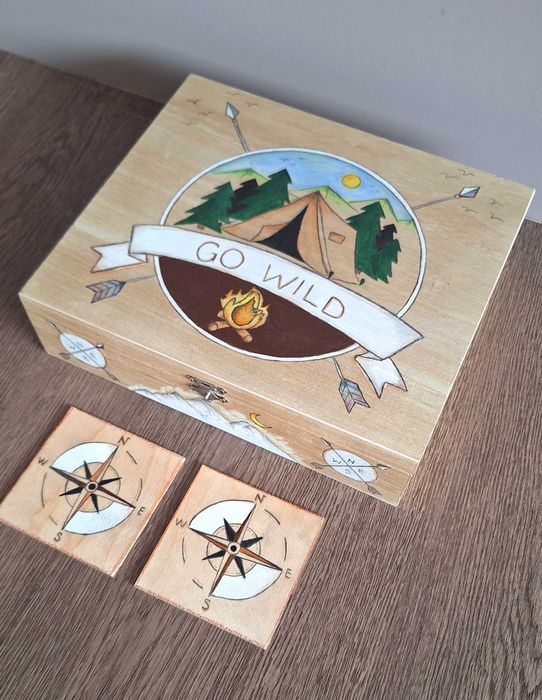 Кутия за чай , кутия за бижута  " Go wild"