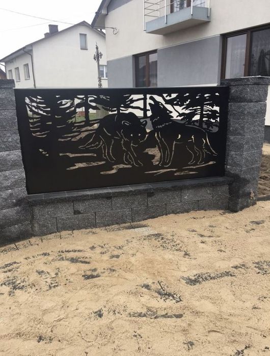 Gard din tablă depitată cnc