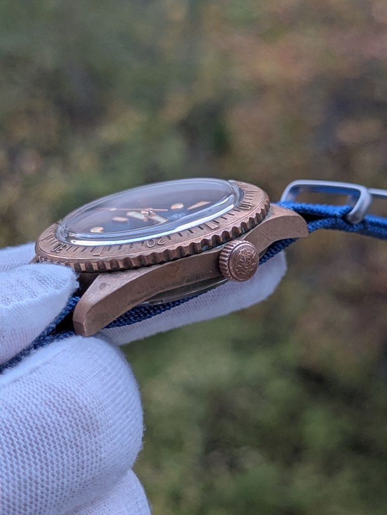Steeldive SD1965S Bronze Diver - Oris 65 Carl Brashear Edition Homage