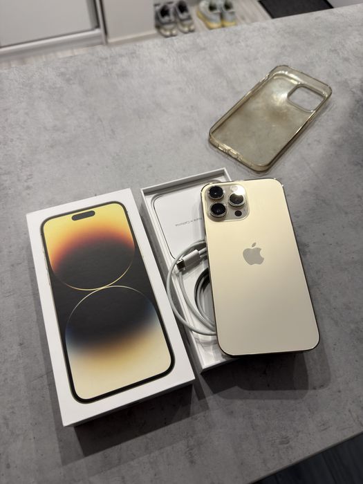 iPhone 14 Pro Max Gold – 128 GB, stare impecabilă!