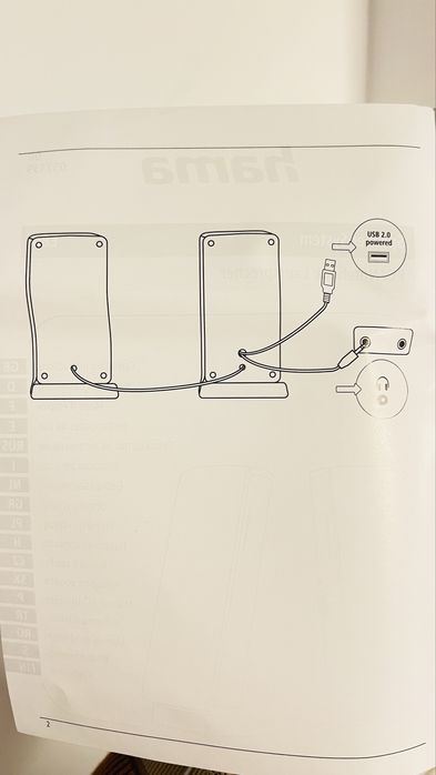 Vand un set de boxe noi Hama pentru calculator