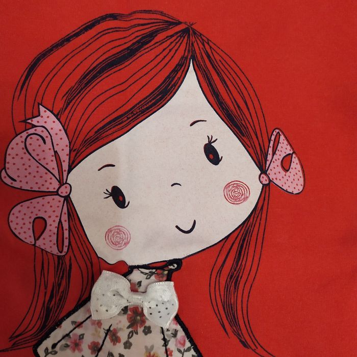 Ватиран комплект за момиче - 110 размер