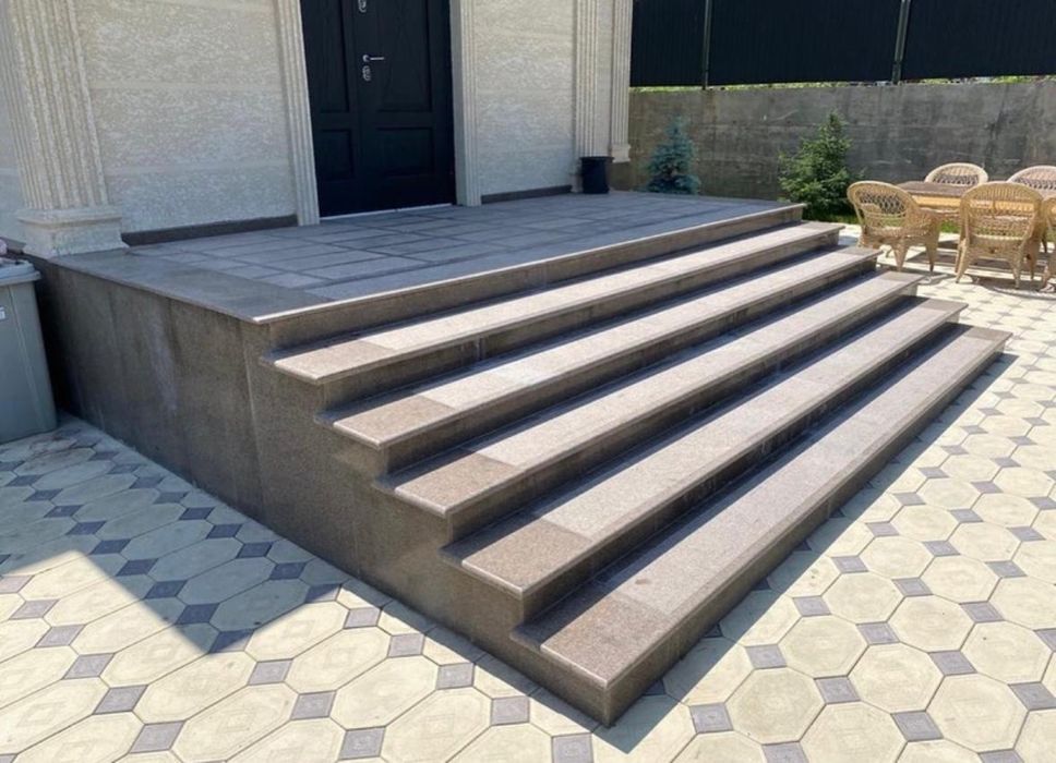 Лестница резка и установка