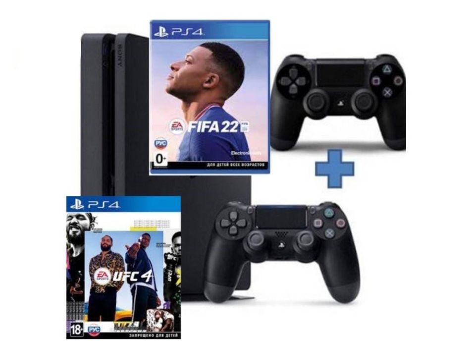 приставка Sony PlayStation 4 Slim 500Gb плейстейшен 4