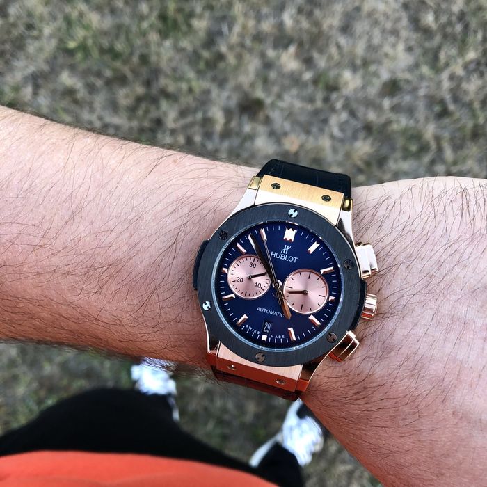 ceas barbat hb classic fusion bezel ceramic 45,mm