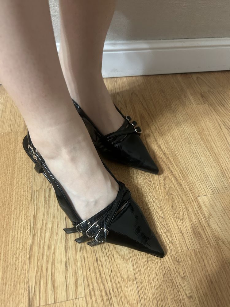 Туфли на подобии miu miu