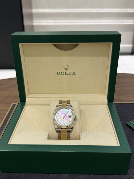 NEW Rolex Datejust 36mm Steel and Yellow Gold