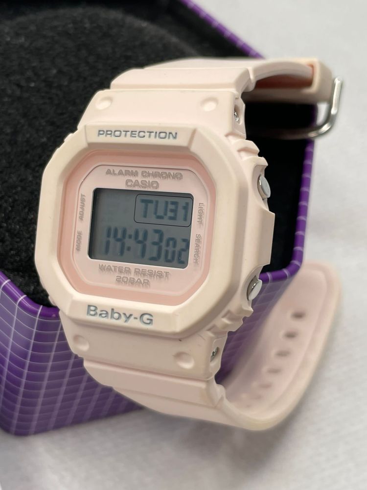 Ceas digital Casio Baby-G Roz pastel