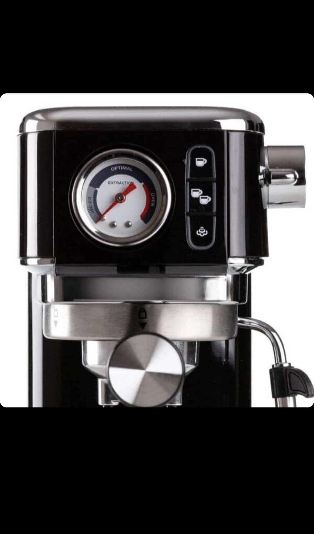 Кафемашина Ariete Espresso Slim Moderna Black,15bar,1300w,кафе, дози