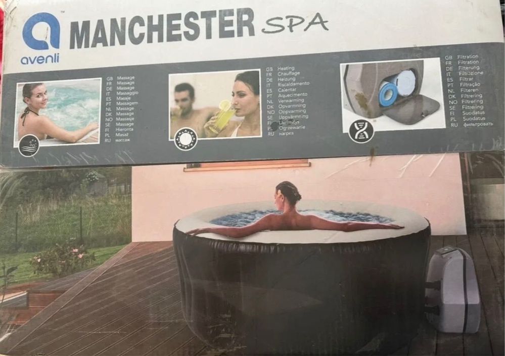 Jacuzzi gonflabil Avenli Manchester Spa-nou testat o singura data!