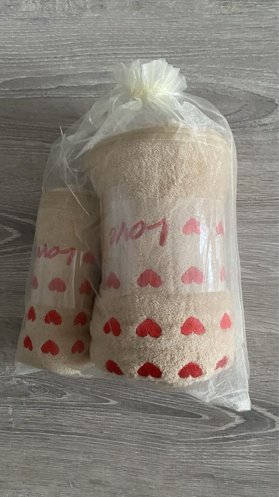 Полотенце микрофибра набор 70х140 и 30х70 новое