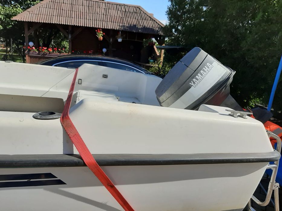 Barcă cu motor și peridoc