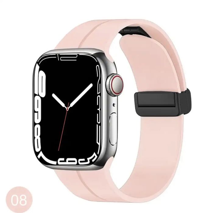 Curea Husar Silicon Magnetica Incarator Cablu Usb Ceas Apple Watch