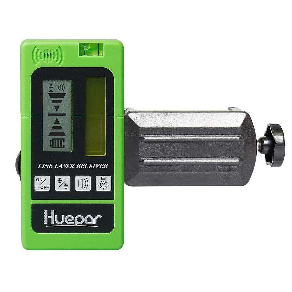 Receptor laser digital Huepar LR-5RG afișaj DIGITAL ILUMINAT si SONOR