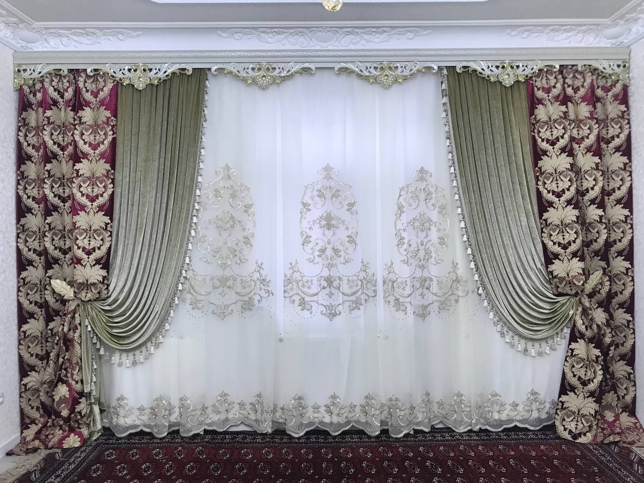 Шторы карнизы доставка установка