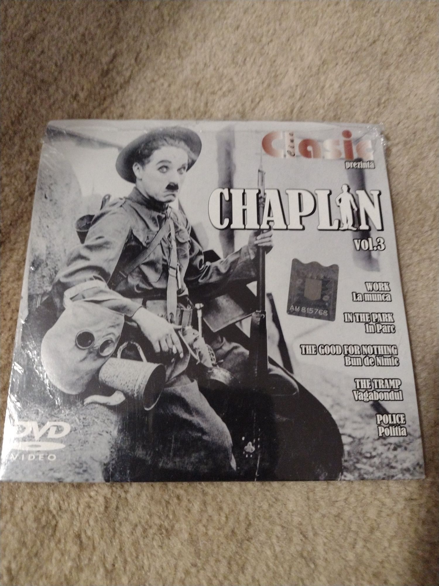 Charlie Chaplin  - 4 dvd-uri